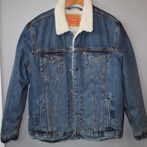 jean jackets with fleece lining